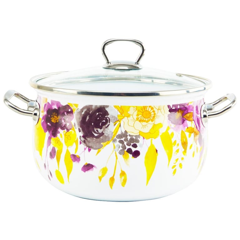 Каструля Gusto Акварель Premium 16 см 2,1 л GT-T-216-W (96322) - фото 1