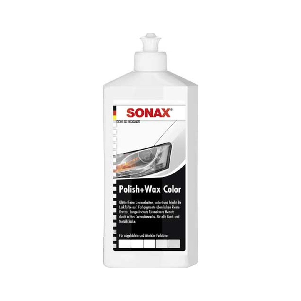 Автополіроль Sonax з воском кольоровий білий (500мл) NanoPro (296000) - головне фото