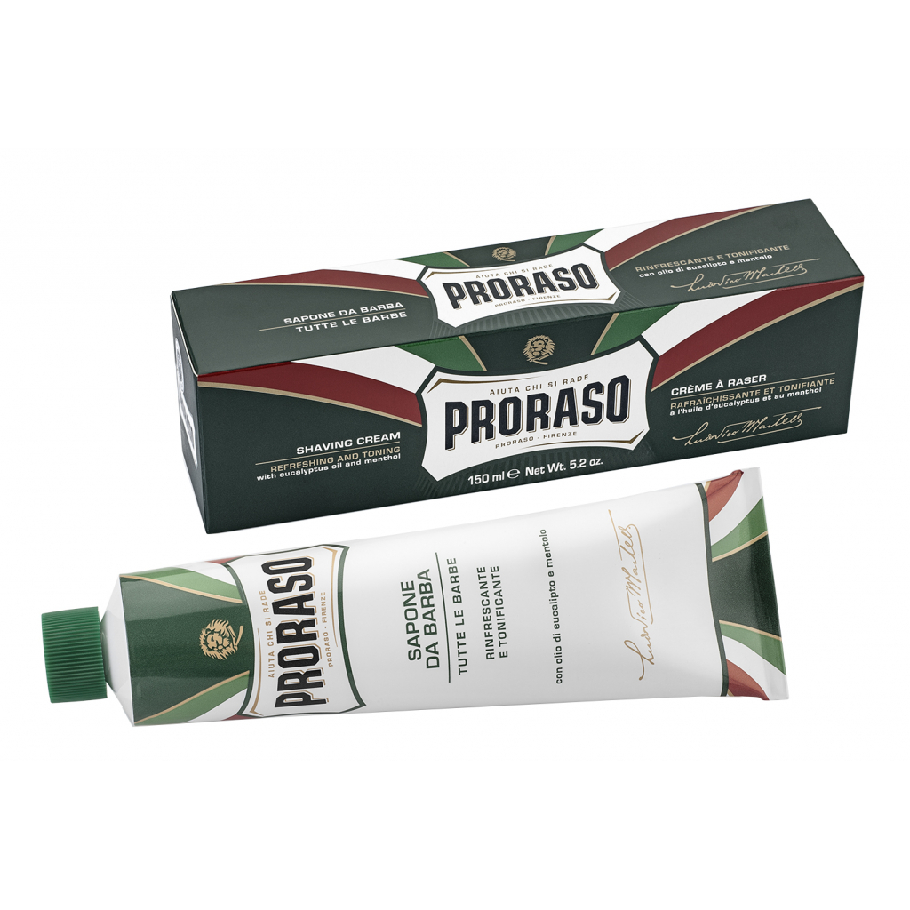 Крем для гоління Proraso з екстрактом евкаліпта та ментолом 150 мл (8004395001118) - головне фото
