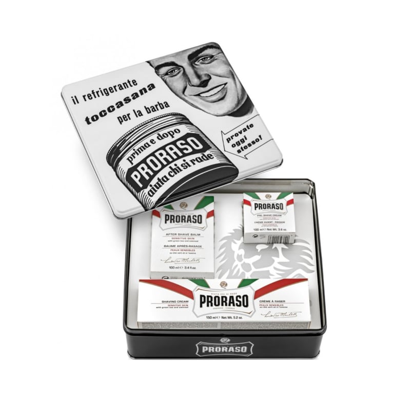 Набір косметики Proraso Делікатне гоління та догляд для чутливої шкіри (8004395003600) - фото 1
