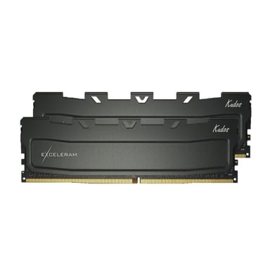 Модуль пам%27яті для комп%27ютера DDR4 64GB (2x32GB) 3200 MHz Black Kudos eXceleram (EKBLACK4643222CD)