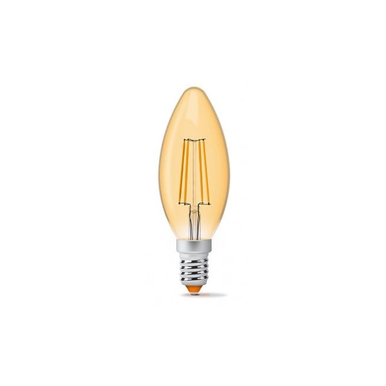 Лампочка TITANUM Filament C37 4W E14 2200K бронза (TLFC3704142A) - фото 2