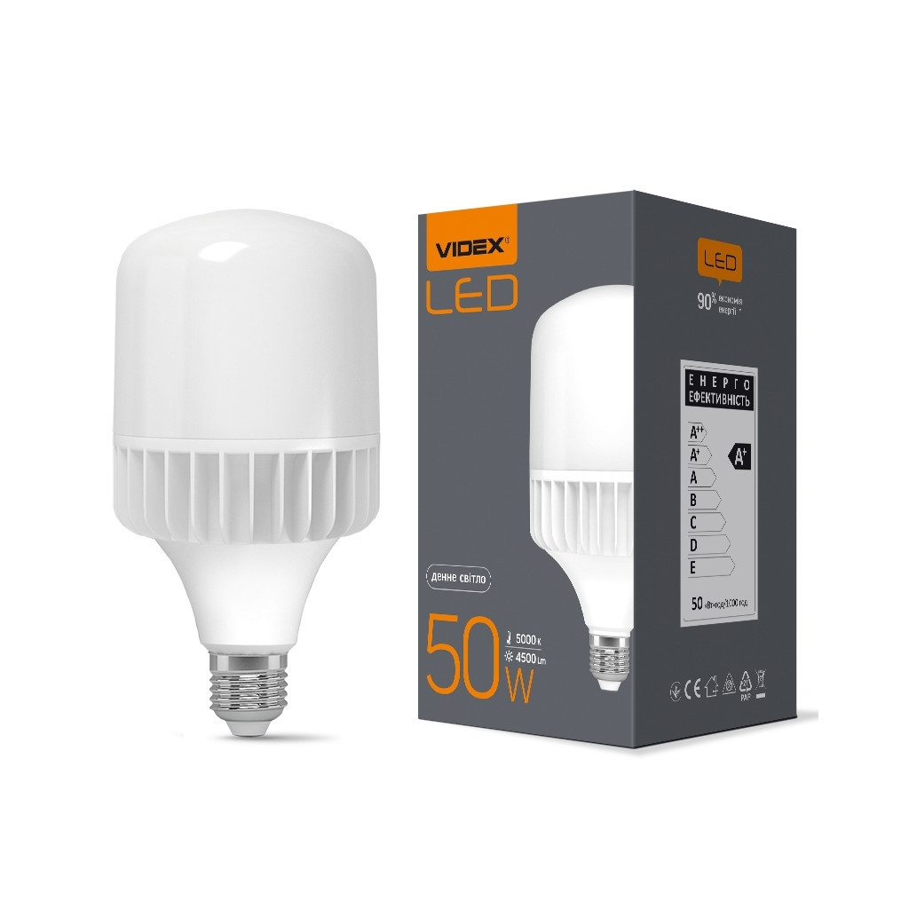 Лампочка Videx A118 50W E27 5000K (VL-A118-50275) Лампочка Videx A118 50W E27 5000K (VL-A118-50275)