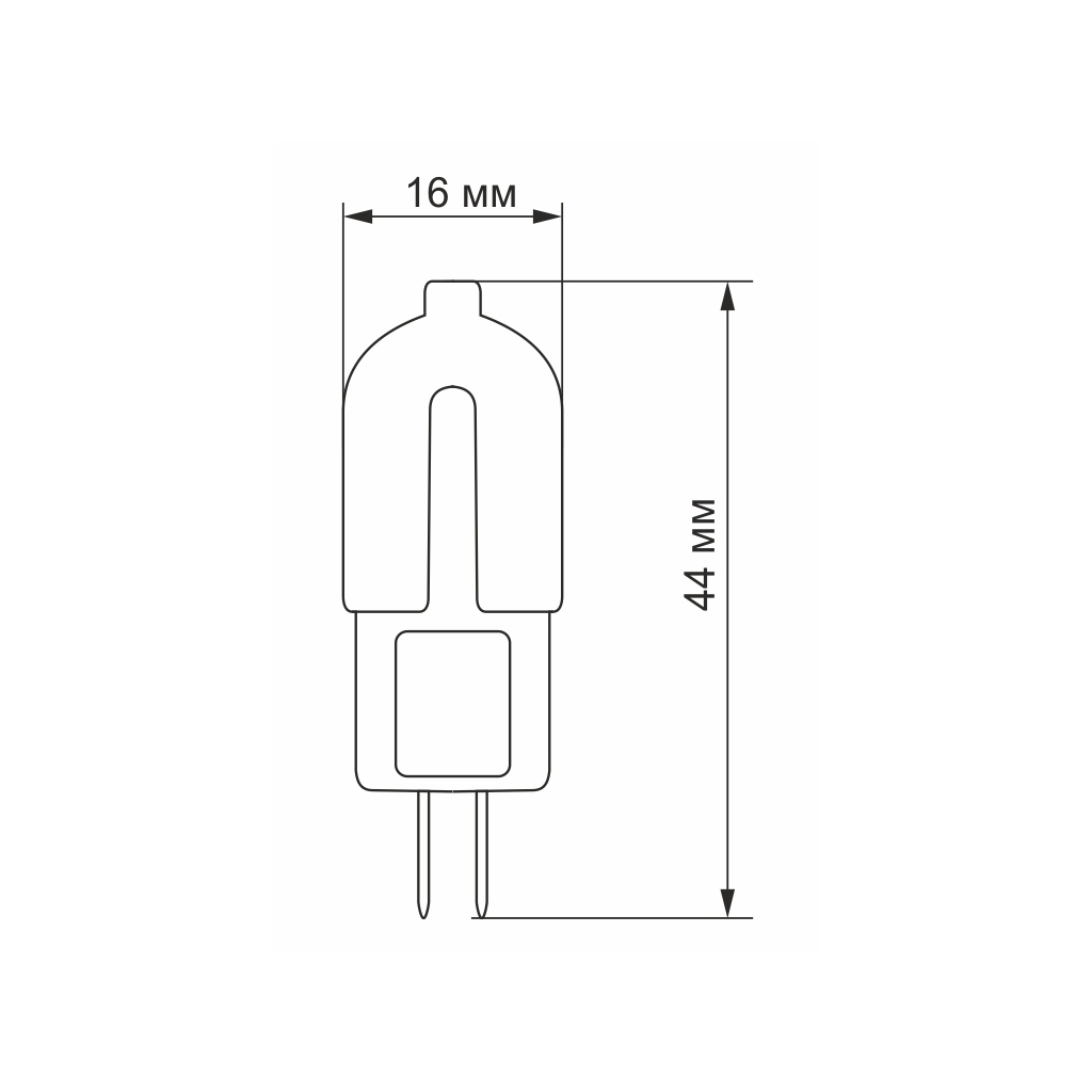 Лампочка Videx G4C 12V 2W G4 4100K (VL-G4C-02124) - фото 3 Лампочка Videx G4C 12V 2W G4 4100K (VL-G4C-02124) - фото 3