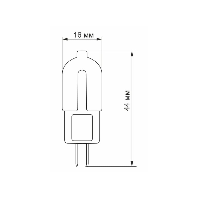 Лампочка Videx G4C 12V 2W G4 4100K (VL-G4C-02124) - фото 3