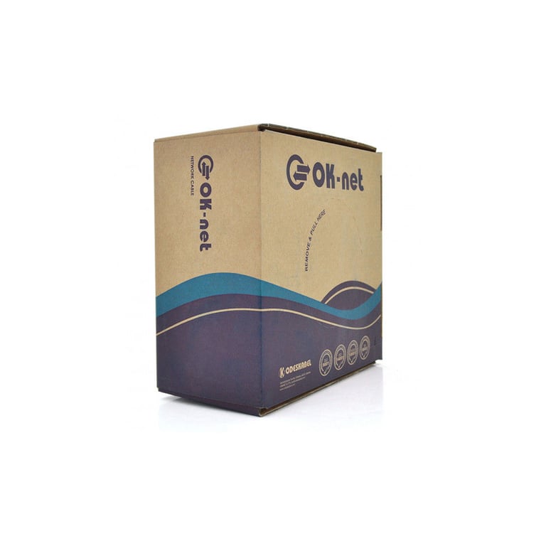 Кабель мережевий OK-Net UTP-cat.5E-SL, трос 4*0,5мм, outdoor, 305м (КППт-ВП (100) 4*2*0,49) - фото 2