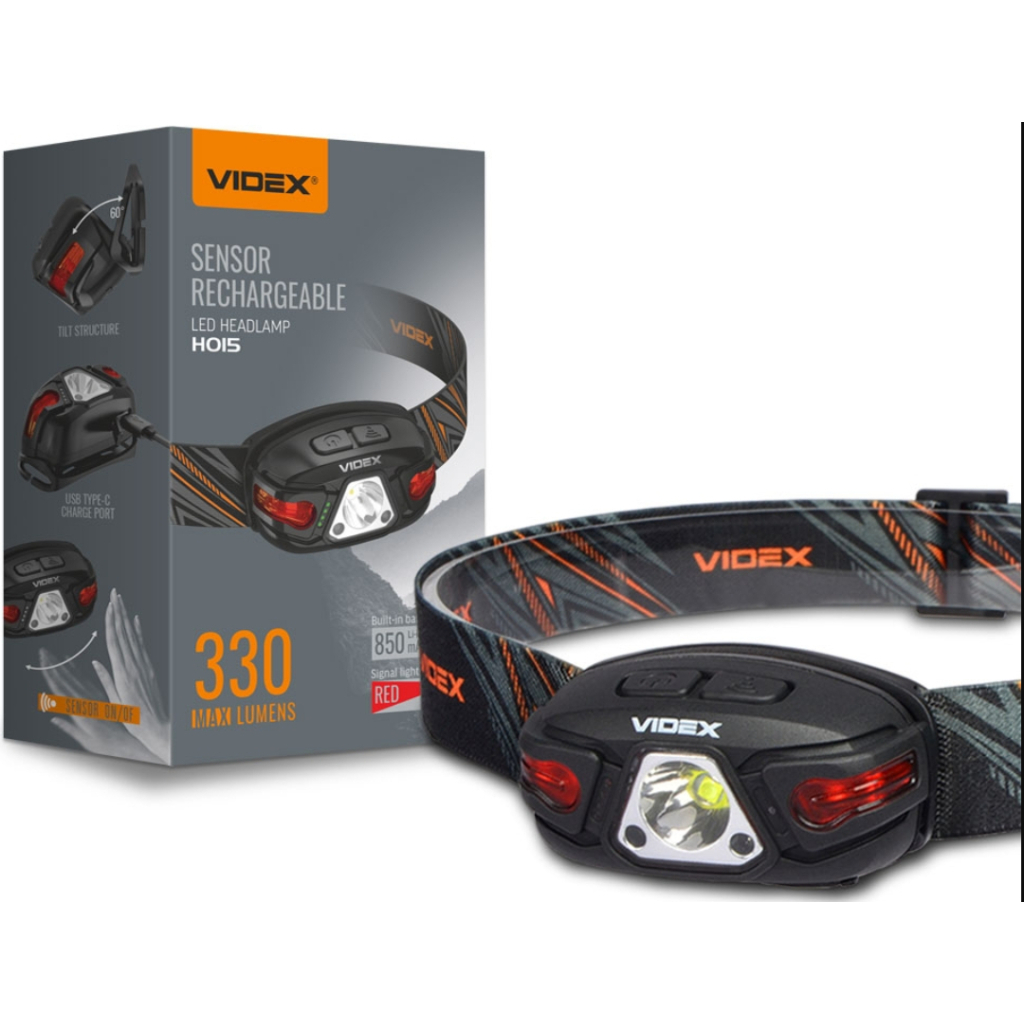 Ліхтар Videx 330Lm 5000K (VLF-H015) - фото 1