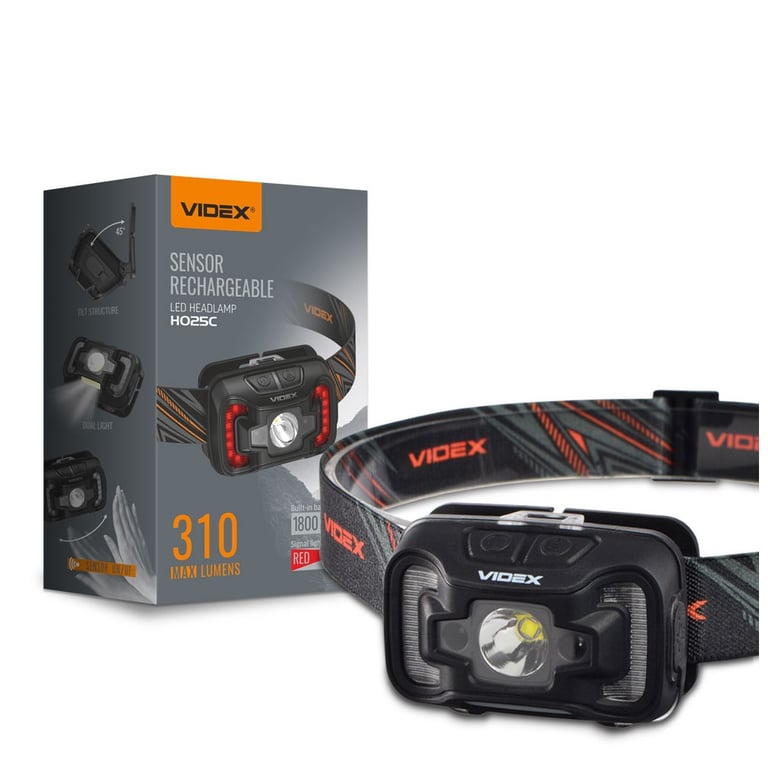 Ліхтар Videx 310Lm 5000K (VLF-H025C) - фото 1