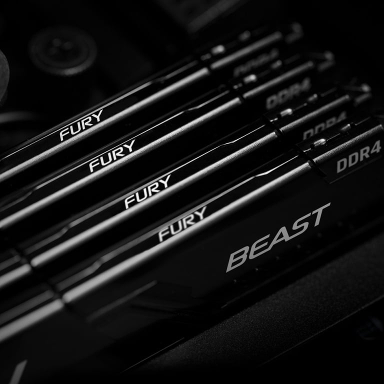 Модуль пам'яті для комп'ютера DDR4 32GB (2x16GB) 3200 MHz Fury Beast Black Kingston Fury (ex.HyperX) (KF432C16BBK2/32) - фото 9