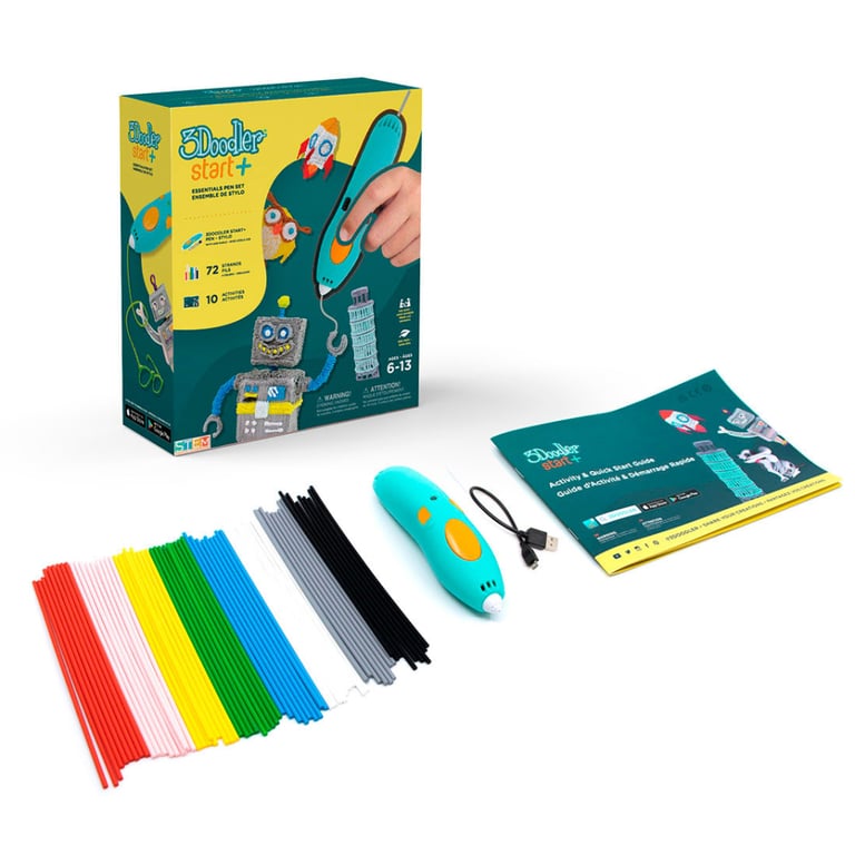 3D - ручка 3Doodler Start Plus - КРЕАТИВ (72 стрижнів) (SPLUS) - фото 1