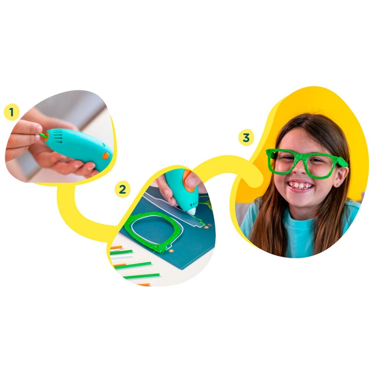 3D - ручка 3Doodler Start Plus - КРЕАТИВ (72 стрижнів) (SPLUS) - фото 3