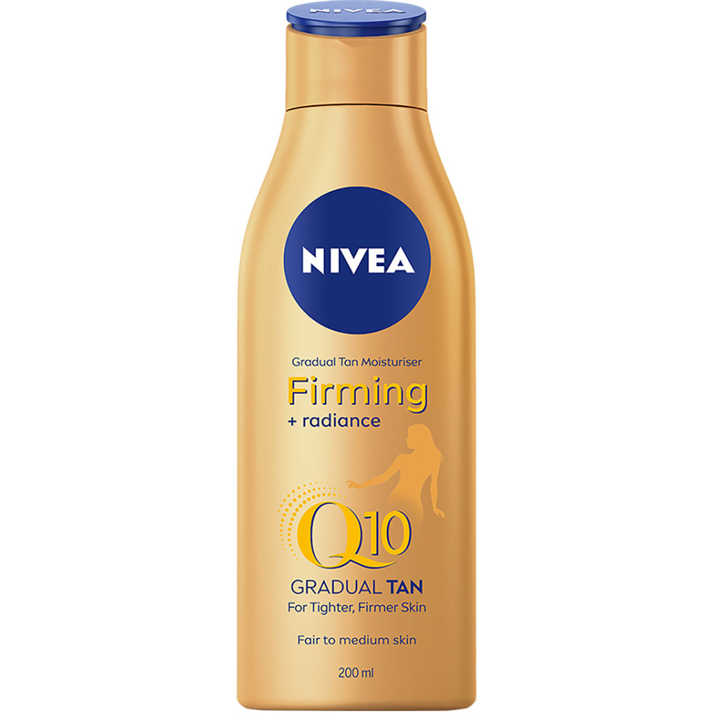 Лосьйон для тіла Nivea Q10 для пружності шкіри з ефектом природної засмаги 200 мл (4005900709004/4005900712509) Лосьйон для тіла Nivea Q10 для пружності шкіри з ефектом природної засмаги 200 мл (4005900709004/4005900712509)