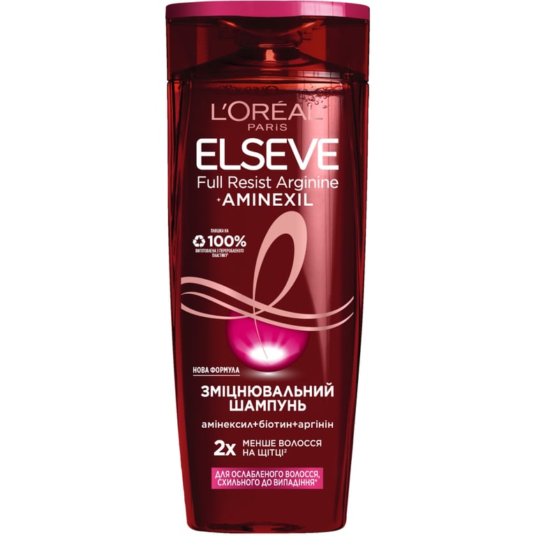 Шампунь Elseve Full Resist Arginine для ослабленого волосся 250 мл (3600523897896) - фото 1