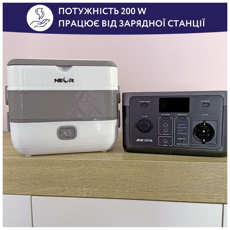Ланч-бокс Neor для підігріву та приготування їжі 2 л (2L2 WT) - фото 7