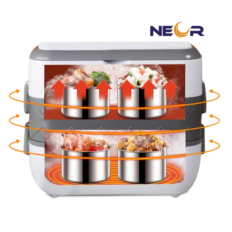 Ланч-бокс Neor для підігріву та приготування їжі 2 л (2L2 WT) - фото 8
