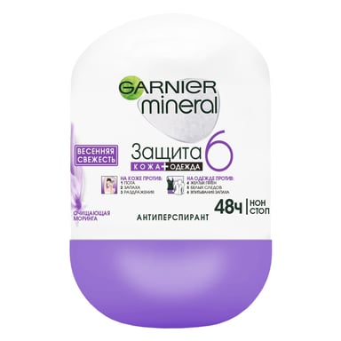 Антиперспірант Garnier Mineral Захист 6 Весняна свіжість роликовий 50 мл (3600541474437)