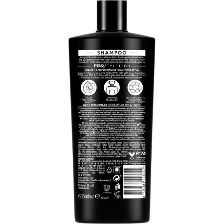 Шампунь Tresemme Biotin Repair Відновлювальний 685 мл (8720181446054) - фото 2