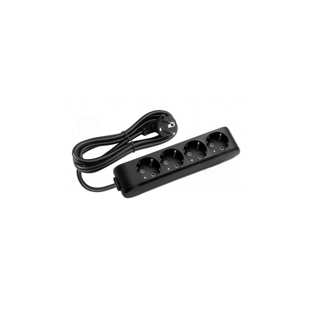 Мережевий подовжувач Panasonic X-tendia із заземленням 4 розетки, 3м (WLTB04432BL-UA) - фото 1