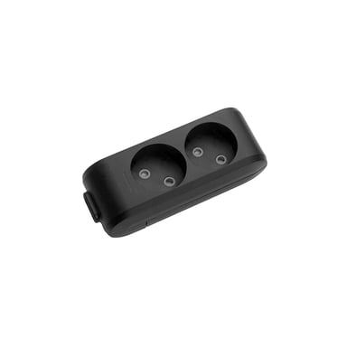 Колодка для подовжувача Panasonic X-tendia 2 гнізда black (WLTB02202BL-UA) - фото 1