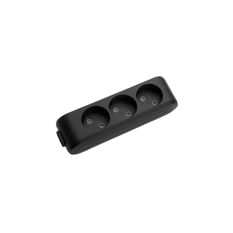 Колодка для подовжувача Panasonic X-tendia 3 гнізда black (WLTB02302BL-UA) - фото 1