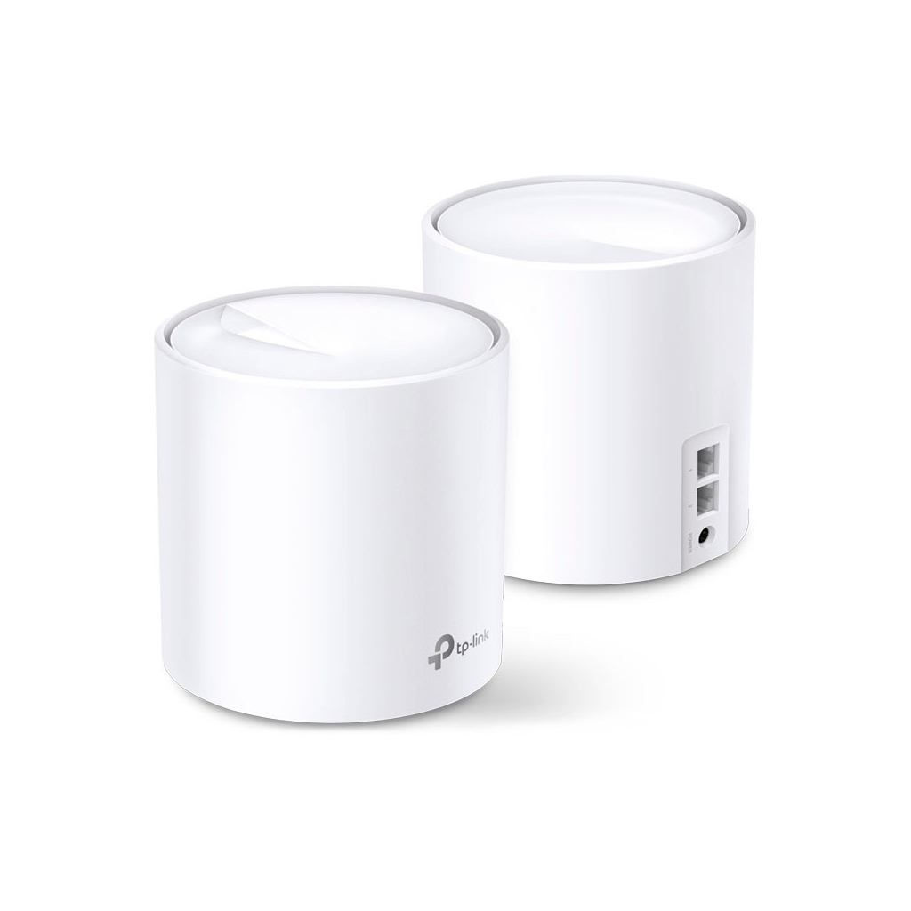 Точка доступу Wi-Fi TP-Link DECO X20 2PK AX1800 1xGE LAN 1xGE WAN MU-MIMO OFDMA MESH (DECO-X20-2-PACK) - фото 2 Точка доступу Wi-Fi TP-Link DECO X20 2PK AX1800 1xGE LAN 1xGE WAN MU-MIMO OFDMA MESH (DECO-X20-2-PACK) - фото 2