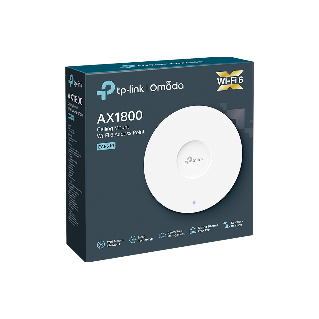 Точка доступу Wi-Fi TP-Link EAP610 - фото 10 Точка доступу Wi-Fi TP-Link EAP610 - фото 10