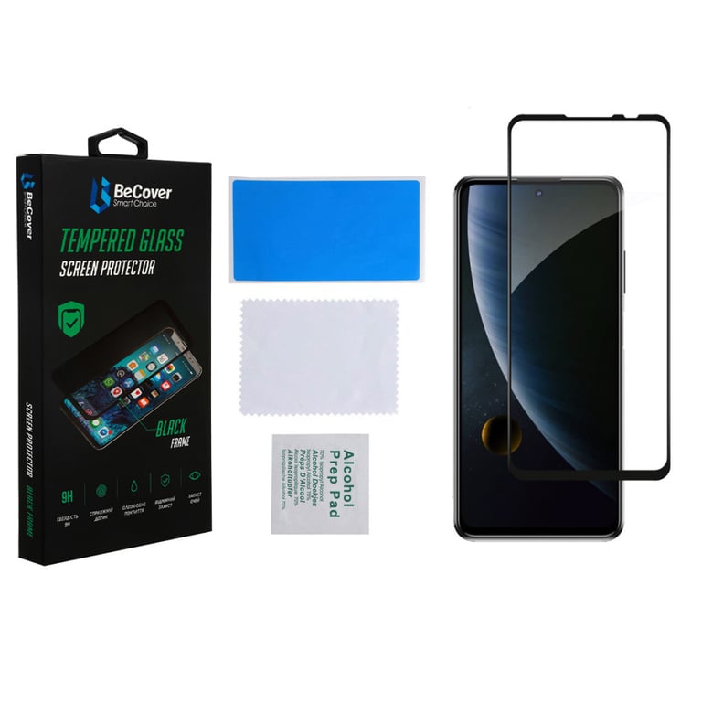 Скло захисне BeCover ZTE Blade V30 Black (706914) - фото 2