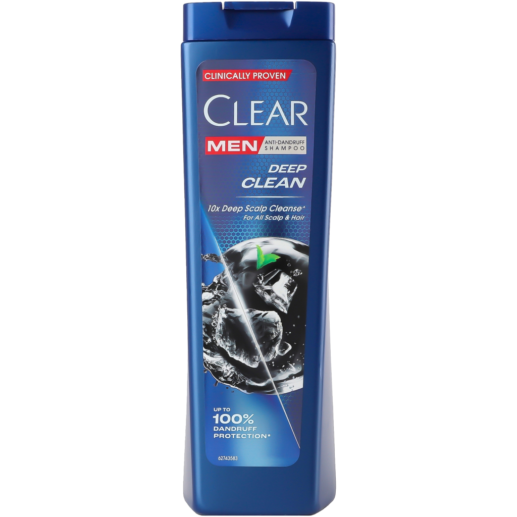 Шампунь Clear Проти лупи для чоловіків Глибоке очищення 225 мл (8720181457159) - фото 1