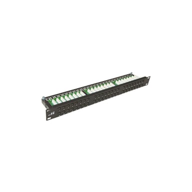 Патч-панель 19" 48xRJ-45 UTP cat. 5е, DUAL type, 1U Merlion (ML-2264-CAT.5E) - фото 1