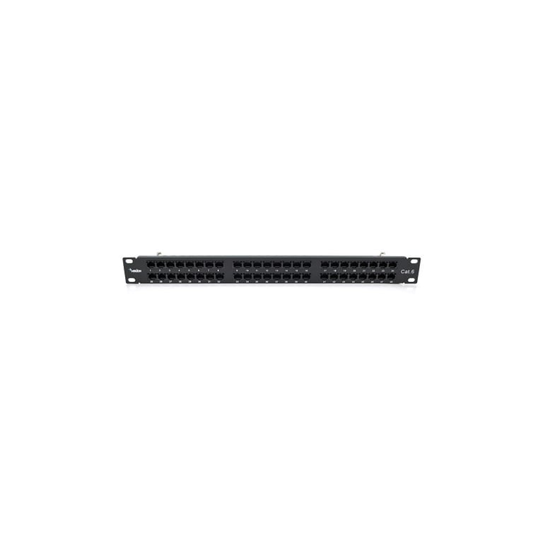 Патч-панель 19" 48xRJ-45 UTP cat. 6, DUAL type, 1U Merlion (ML-2264-CAT.6) - фото 1
