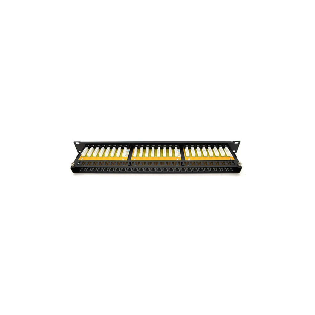 Патч-панель 19" 48xRJ-45 UTP cat. 6, DUAL type, 1U Merlion (ML-2264-CAT.6) - фото 2 Патч-панель 19" 48xRJ-45 UTP cat. 6, DUAL type, 1U Merlion (ML-2264-CAT.6) - фото 2
