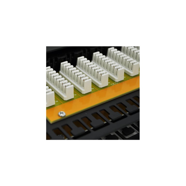 Патч-панель 19" 48xRJ-45 UTP cat. 6, DUAL type, 1U Merlion (ML-2264-CAT.6) - фото 3