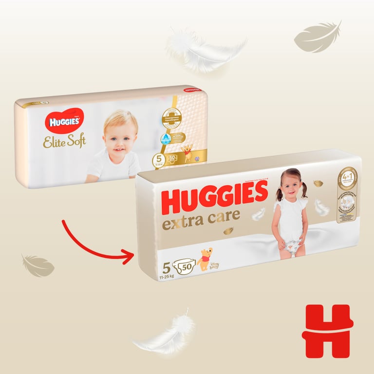 Підгузки Huggies Extra Care 5 (11-25 кг) 50 шт (5029053578132) - фото 5