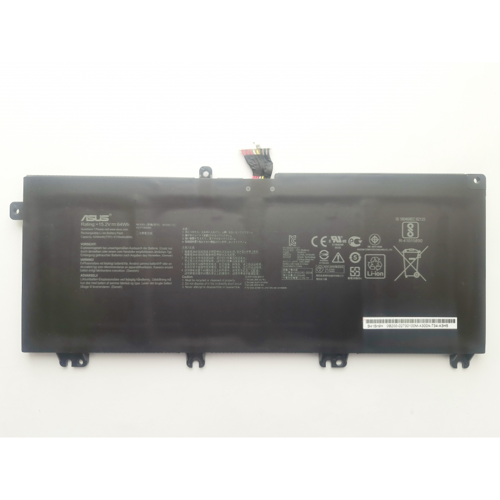 Акумулятор до ноутбука ASUS ROG FX705 B41N1711, 4240mAh (64Wh), 4cell, 15.2V, Li-ion (A47559) - фото 1