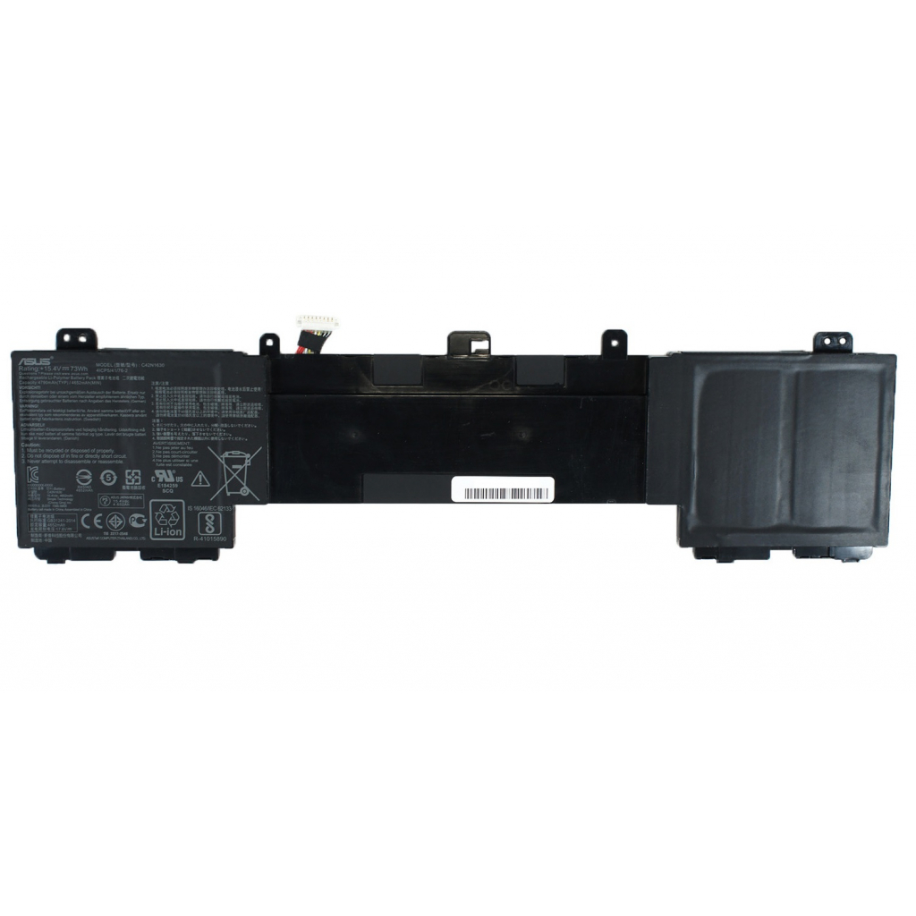 Акумулятор до ноутбука ASUS ZenBook UX550VE C42N1630, 4790mAh (73Wh), 4cell, 15.4V, Li-P (A47545) - фото 1
