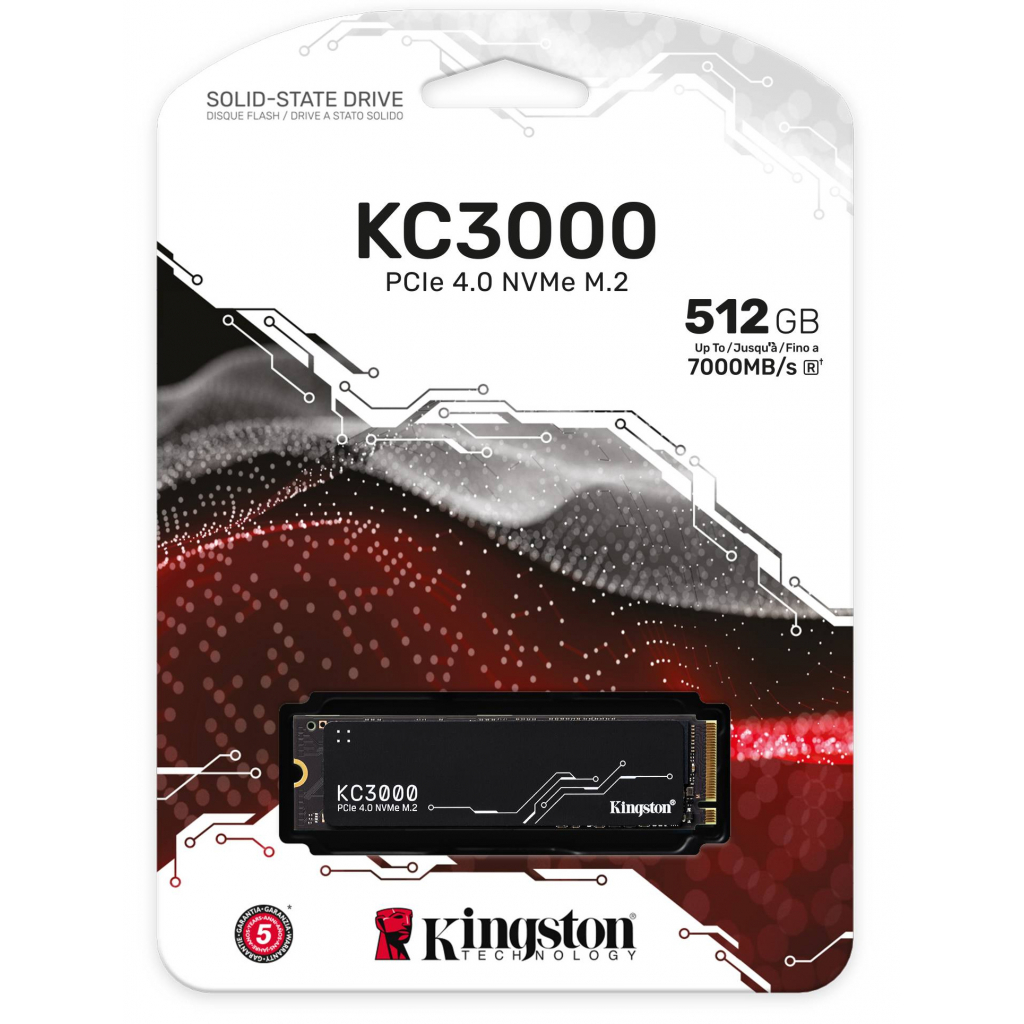 Накопичувач SSD M.2 2280 512GB Kingston (SKC3000S/512G) - фото 3 Накопичувач SSD M.2 2280 512GB Kingston (SKC3000S/512G) - фото 3