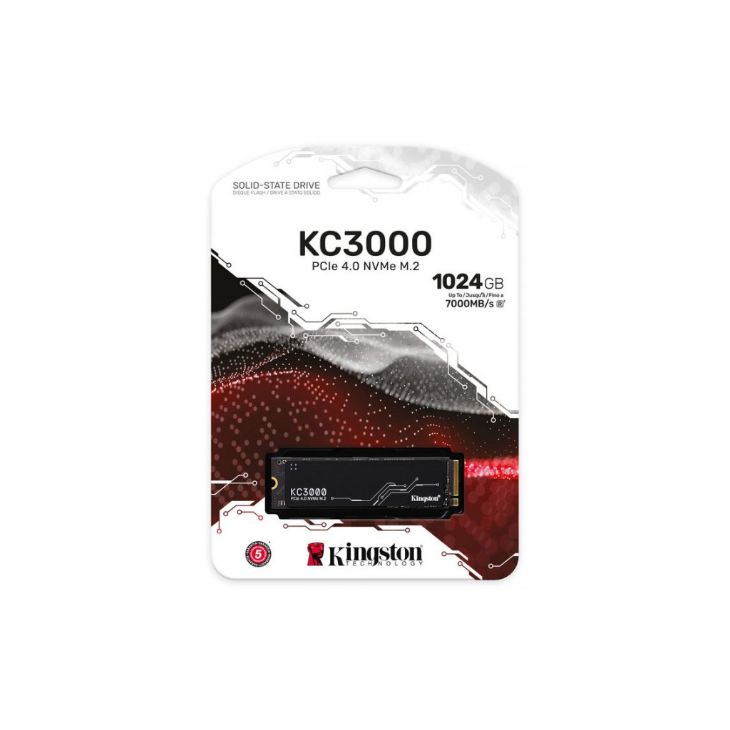Накопичувач SSD M.2 2280 1TB Kingston (SKC3000S/1024G) - фото 4 Накопичувач SSD M.2 2280 1TB Kingston (SKC3000S/1024G) - фото 4