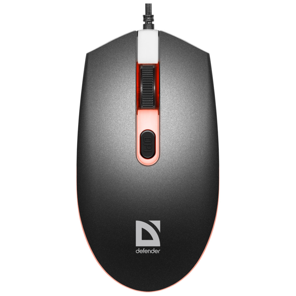Мишка Defender Dot MB-986 USB Black (52986) - фото 1