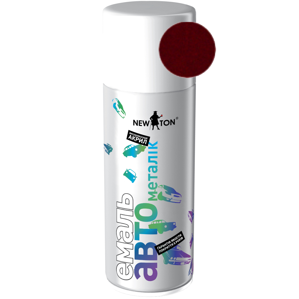 Аерозольна фарба для автомобіля New Ton 100 мет. тріумф 400 мл (000000280) - фото 1 Аерозольна фарба для автомобіля New Ton 100 мет. тріумф 400 мл (000000280) - фото 1