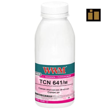 Тонер Canon MF641/643/645, LBP-621/623, Canon 054, 35г Magenta, ch WWM (TC-Canon-054M-35-WWM) - фото 1