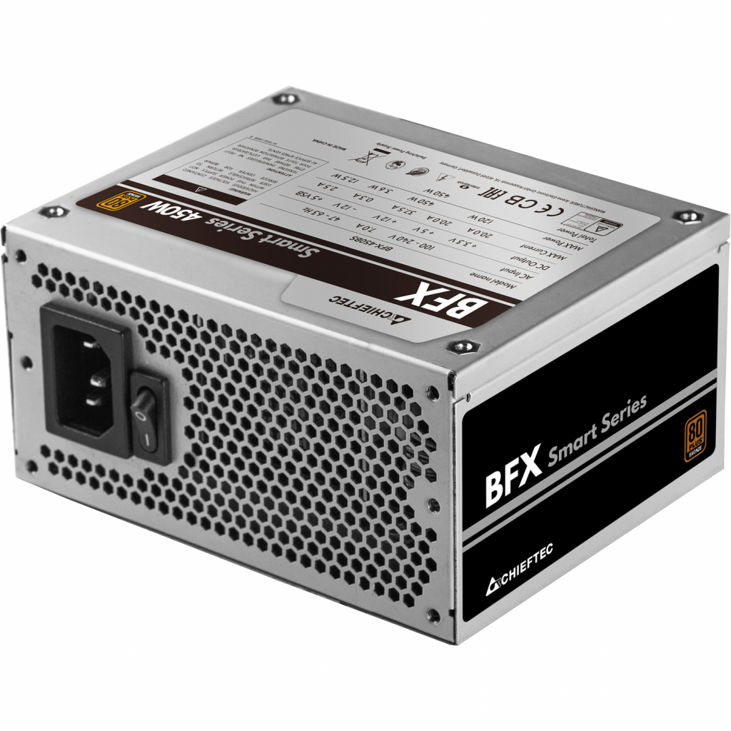 Блок живлення Chieftec 450W (BFX-450BS) - фото 5 Блок живлення Chieftec 450W (BFX-450BS) - фото 5