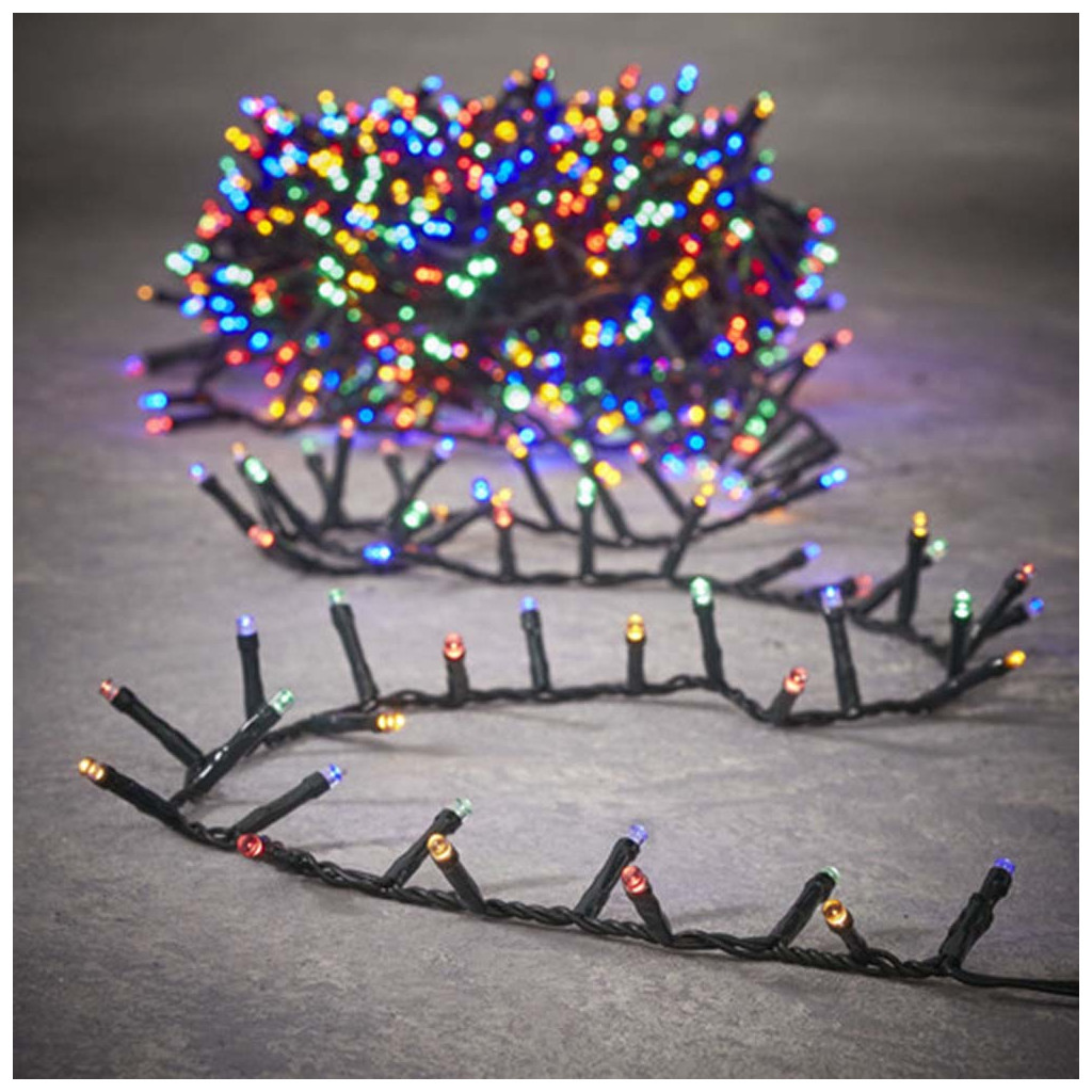 Гірлянда ColorWay LED 200 20м 8 функцій Color 220V (CW-G-200L20VMC) - фото 3 Гірлянда ColorWay LED 200 20м 8 функцій Color 220V (CW-G-200L20VMC) - фото 3