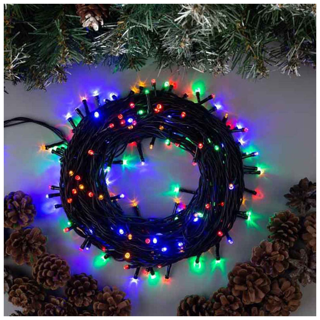 Гірлянда ColorWay LED 200 20м 8 функцій Color 220V (CW-G-200L20VMC) - фото 5 Гірлянда ColorWay LED 200 20м 8 функцій Color 220V (CW-G-200L20VMC) - фото 5