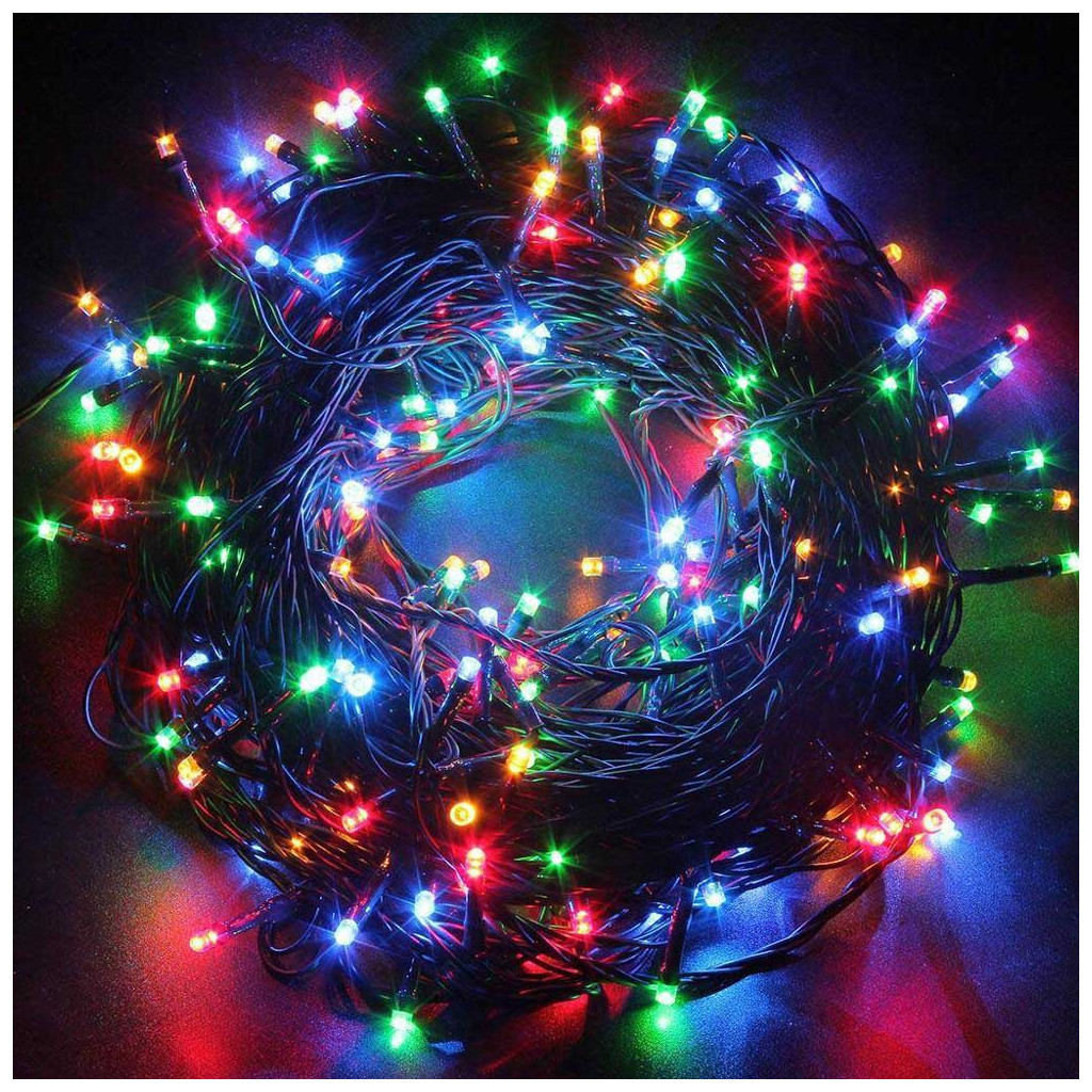 Гірлянда ColorWay LED 200 20м 8 функцій Color 220V (CW-G-200L20VMC) - фото 7 Гірлянда ColorWay LED 200 20м 8 функцій Color 220V (CW-G-200L20VMC) - фото 7