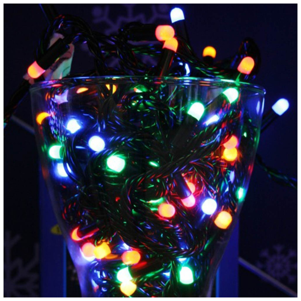 Гірлянда ColorWay LED 200 20м 8 функцій Color 220V (CW-G-200L20VMC) - фото 9 Гірлянда ColorWay LED 200 20м 8 функцій Color 220V (CW-G-200L20VMC) - фото 9