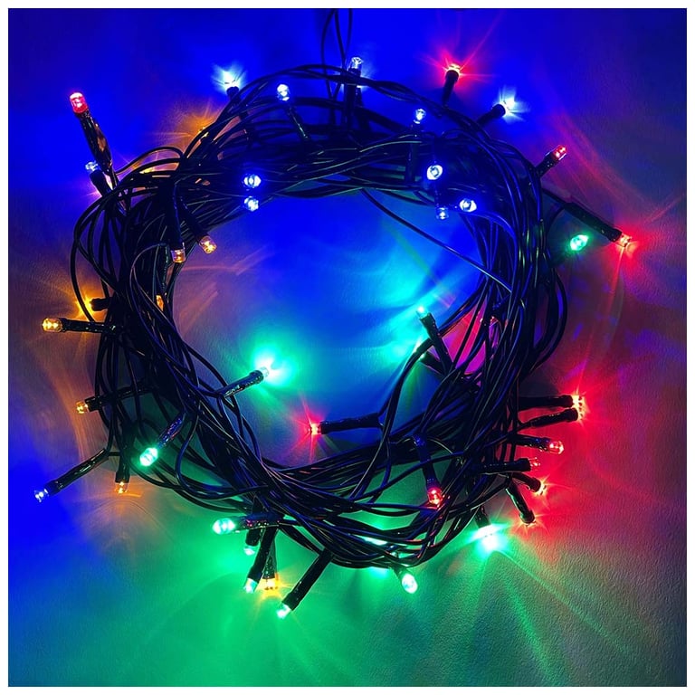 Гірлянда ColorWay LED 50 5 м 8 функцій кольорова 220V (CW-G-50L5VMC) - фото 7