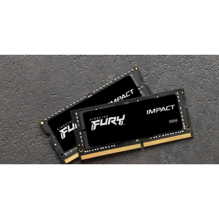 Модуль пам'яті для ноутбука SoDIMM DDR4 32GB (2x16GB) 3200 MHz Impact Kingston Fury (ex.HyperX) (KF432S20IBK2/32) - фото 2