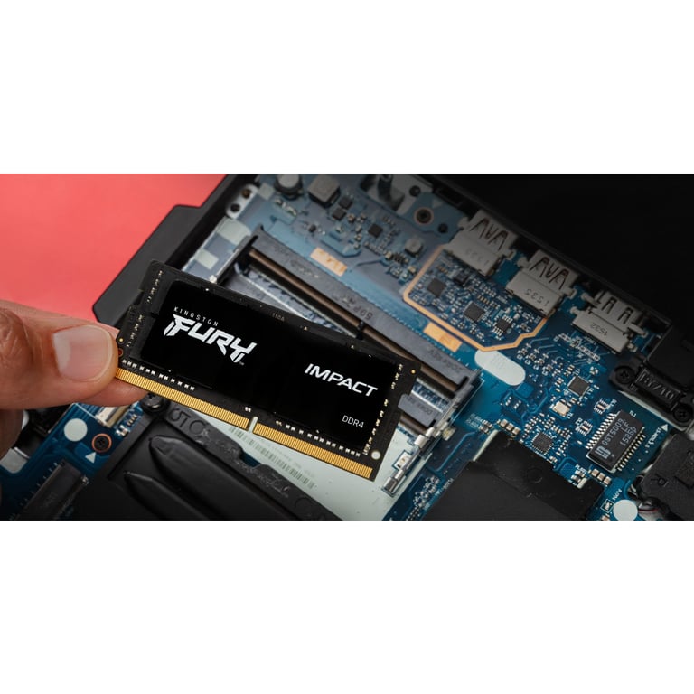 Модуль пам'яті для ноутбука SoDIMM DDR4 32GB (2x16GB) 3200 MHz Impact Kingston Fury (ex.HyperX) (KF432S20IBK2/32) - фото 3