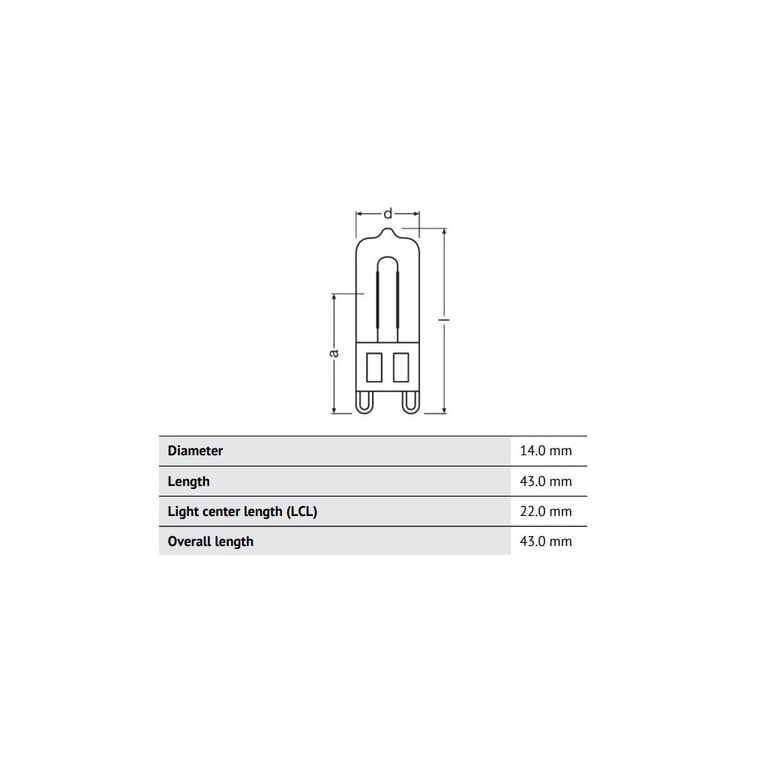 Лампочка Osram LEDVANCE HALOPIN ECO 33W/460Lm/2700K G9 (4008321208668) - фото 3