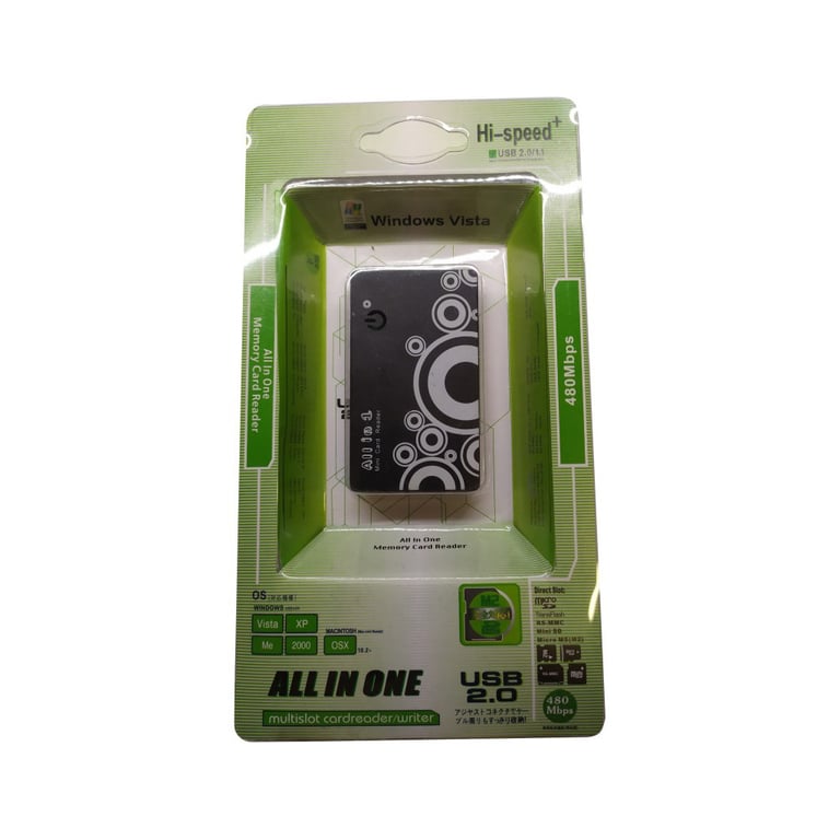 Зчитувач флеш-карт Atcom TD2027 USB 2.0 ALL IN 1 - (Memory Stick (MS) , Secure Digit (10727) - фото 2